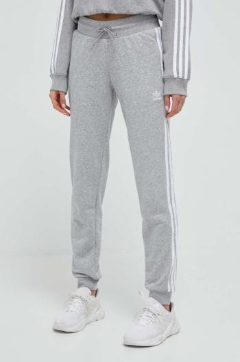 Tepláky adidas Originals šedá farba, melanžové