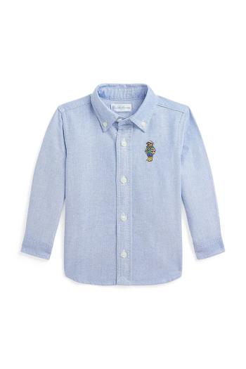 Bavlnená košeľa pre bábätká Polo Ralph Lauren 320958468001