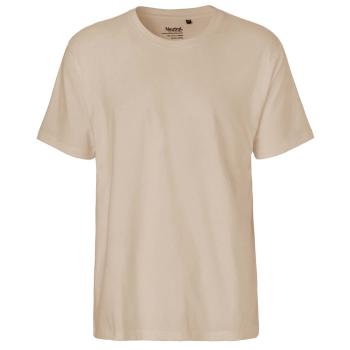 Neutral Pánske tričko Classic z organickej Fairtrade bavlny - Piesková | XXXL