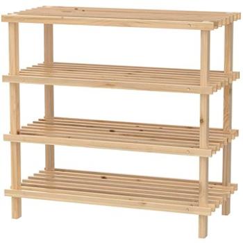 Kesper Botník so 4 policami jedľa prírodná 54 × 52 × 26 cm (69724)