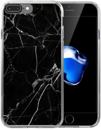 MY ART kryt Apple iPhone 7 Plus / 8 Plus BLACK MARBLE (142)