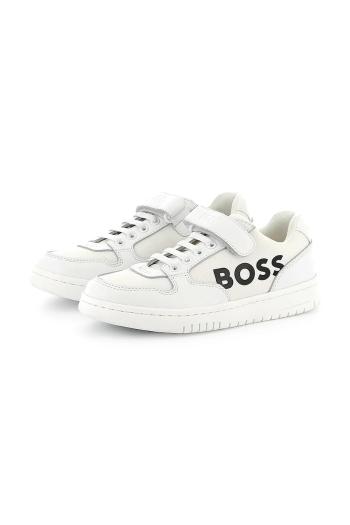 Detské tenisky BOSS biela farba, J51644