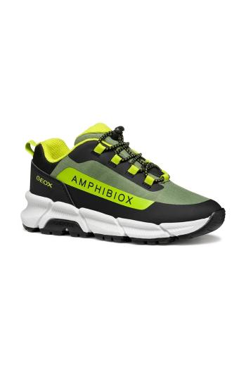 Detské tenisky Geox FLEXYPER PLUS zelená farba, J55LCA.0FU50