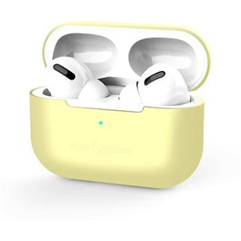 AlzaGuard Skinny Silicone Case na Airpods Pro, žlté (AGD-ACSS2I)