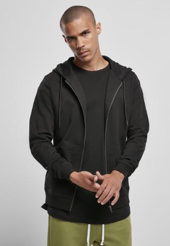 Urban Classics Basic Terry Zip Hoody black - S