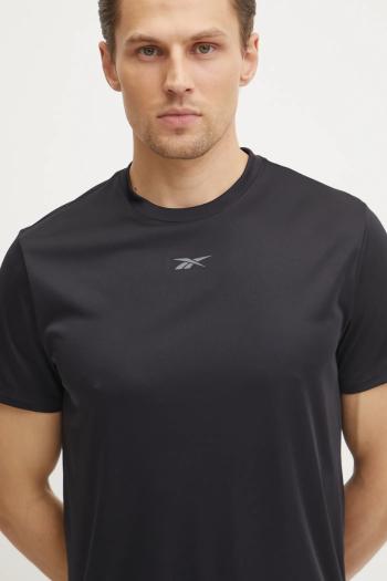 Tričko Reebok pánske, čierna farba, jednofarebné, 100215541