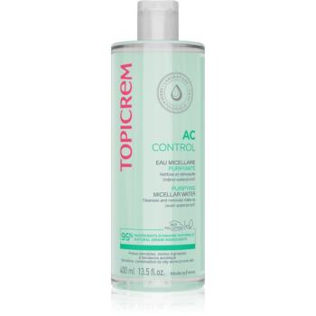 Topicrem AC Purifying Micellar Water čistiaca micelárna voda pre mastnú pleť so sklonom k akné 400 ml