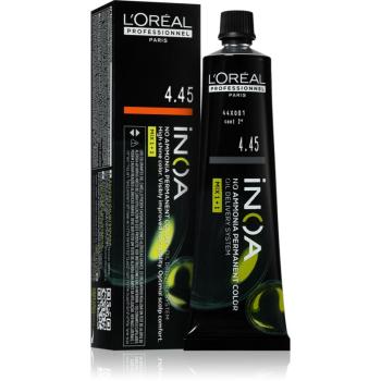 L’Oréal Professionnel Inoa permanentná farba na vlasy bez amoniaku odtieň 4.45 Cooper Mahogany Brown 60 ml