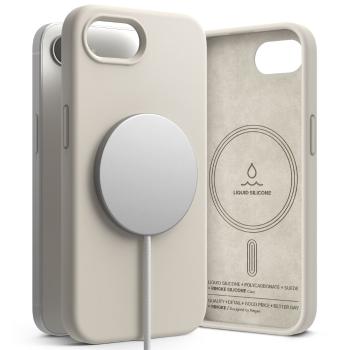 RINGKE SILICONE MAGSAFE Ochranný kryt Apple iPhone 16e STONE