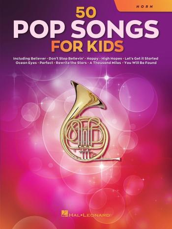 Hal Leonard 50 Pop Songs for Kids for Horn Noty