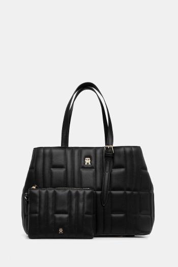 Kabelka Tommy Hilfiger čierna farba, AW0AW17452