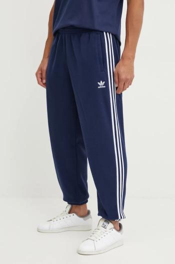 Nohavice adidas Originals pánske, tmavomodrá farba, vzorované, IZ2489