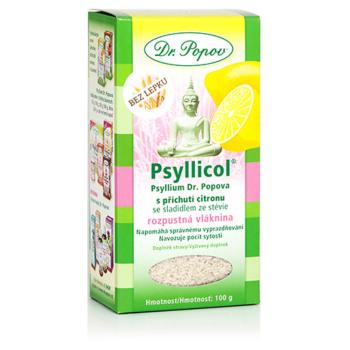 DR. POPOV Psyllicol s príchuťou citrónu 100 g