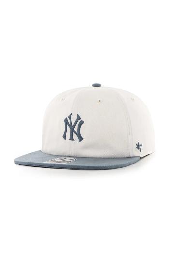 Šiltovka 47 brand MLB New York Yankees biela farba, jednofarebná, B-FNDRL17GWP-SS
