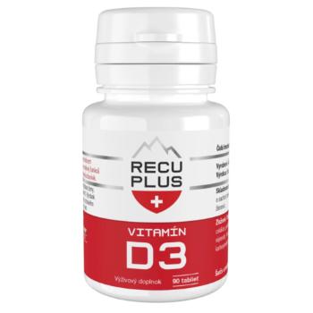 RECUPLUS Vitamín D3, 90 tabliet