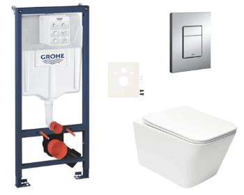 Závesný wc set do ľahkých stien / predstenová montáž Swiss Aqua Technologies Infinitio SIKOGRSIN12E