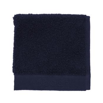 Sötétkék frottír pamut törölköző 30x30 cm Comfort – Södahl