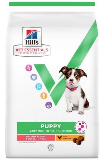 HILLS VE Canine Multi Benefit Puppy Medium Chicken granule pre šteniatka 2kg