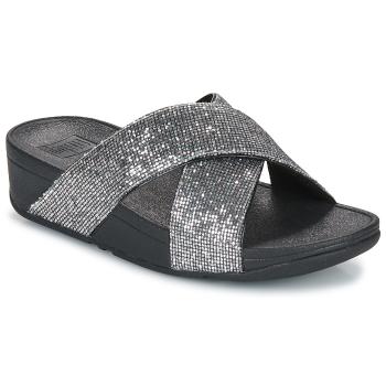 FitFlop  LULU CROSS SLIDE  Sandále Strieborná