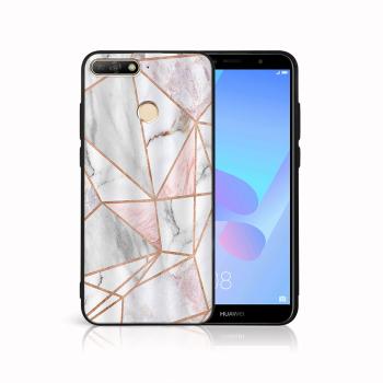 MY ART Ochranný kryt pre Huawei Y6 Prime 2018 PINK MARBLE (143)