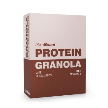 GYMBEAM Proteinová granola s čokoládou 300 g, poškodený obal