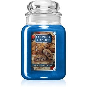 Country Candle Glazed Berry Scones vonná sviečka 680 g