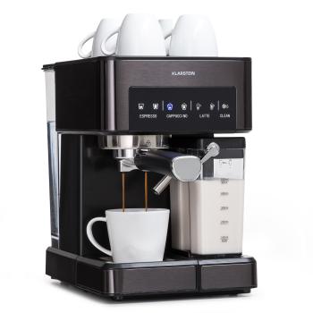 Klarstein Arabica Comfort, pákový kávovar, 1350 W, 20 bar, 1,8 l, dotykový ovládací panel