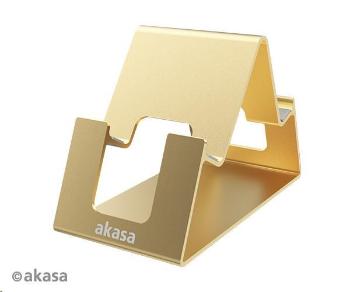 AKASA stojan Aries Pico, hliníkový stojan pre mobil a tablet, zlatá