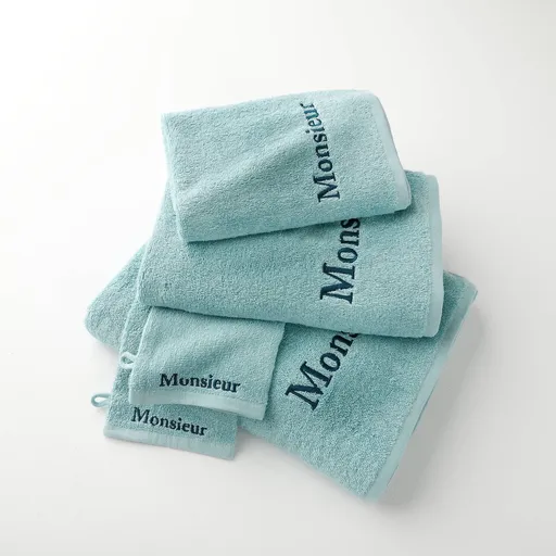 Kolekcia kúpeľňového textilu zn. Colombine®, 420g/m2 s výšivkou MONSIEUR