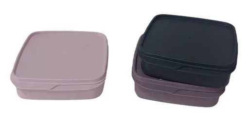 MAKRO - Dóza s vekom 16x15x5cm rôzne farby