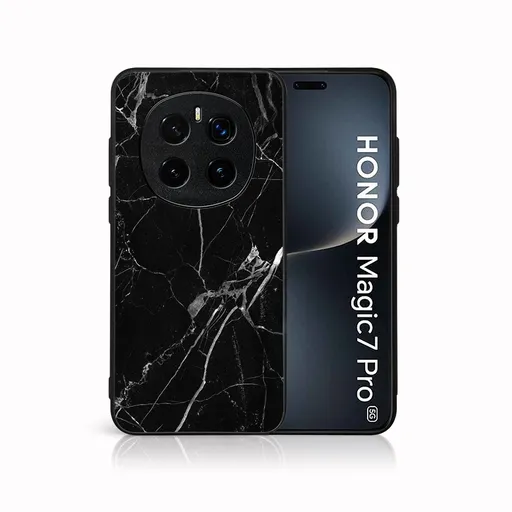 MY ART Ochranný kryt pre Honor Magic7 Pro 5G BLACK MARBLE (142)