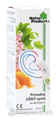 Naturprodukt Prírodný ušný sprej na ušnú hygienu 50ml