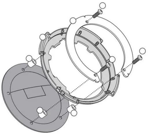 KAPPA redukcia pre tanklock pre motocykle Kawasaki (BF04K)