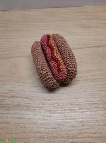 Horgolt hot-dog