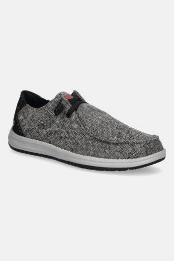 Mokasíny Skechers šedá farba