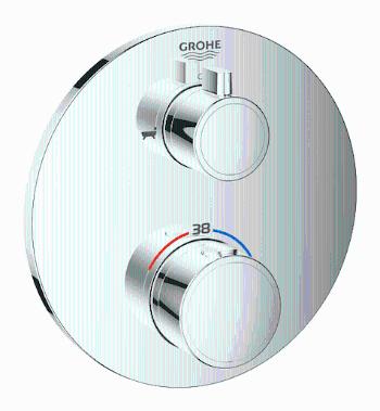 Termostat GROHE Grohtherm bez podomietkového telesa chróm 24077000