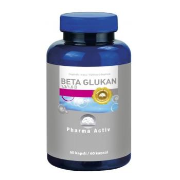 PHARMA ACTIV Beta glukán 1,3/1,6 D čistý extrakt 60 kapsúl