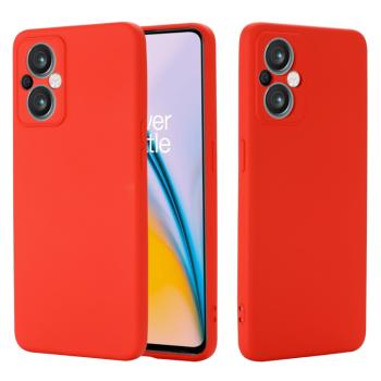 RUBBER Ochranný kryt pre Oppo Reno7 Lite 5G červený