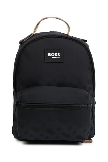 Detský ruksak BOSS čierna farba, malý, s nášivkou, J51707