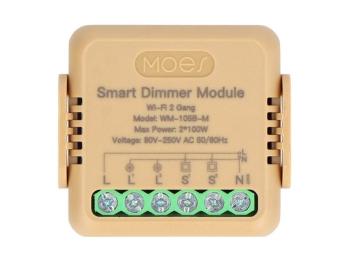 Smart ovládač osvetlenia MOES Switch Module MS-105B-M WiFi Tuya 2ks