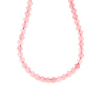 Rózsakvarc lampion 6x5mm