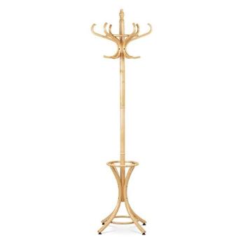 Cuier lemn masiv natural, 186 cm, naturală