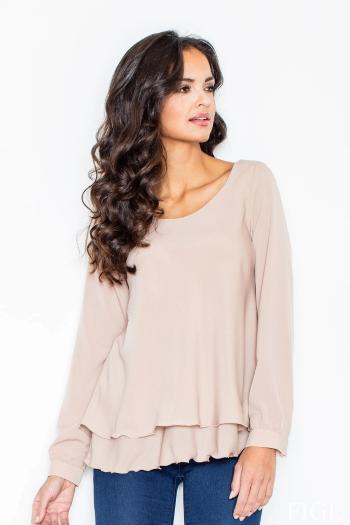 Dámska košeľa M415 beige