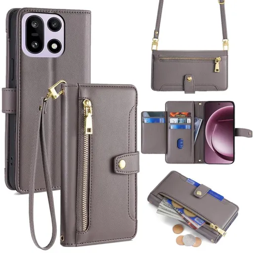 PASTEL Peňaženkové puzdro pre OnePlus 15 šedé