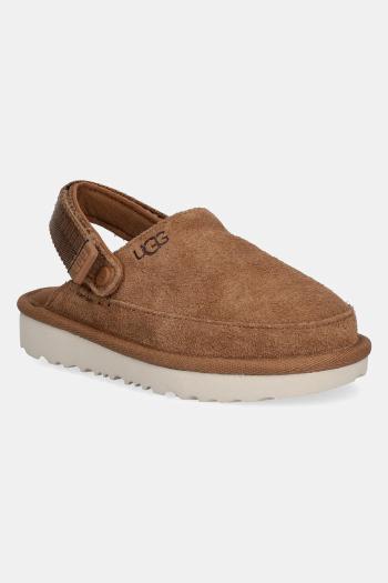 Papuče UGG GOLDENSTAR CLOG hnedá farba, 1159770T
