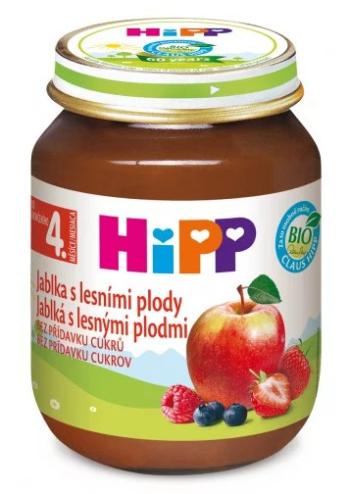 HIPP Ovocný príkrm s jablkami a lesnými plodmi, 125 g