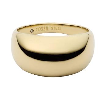 Fossil Výrazný pozlátený prsteň pre ženy Ellis JF04746710 54 mm