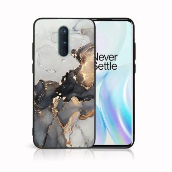 MY ART Ochranný obal OnePlus 8 -GREY MARBLE (140)