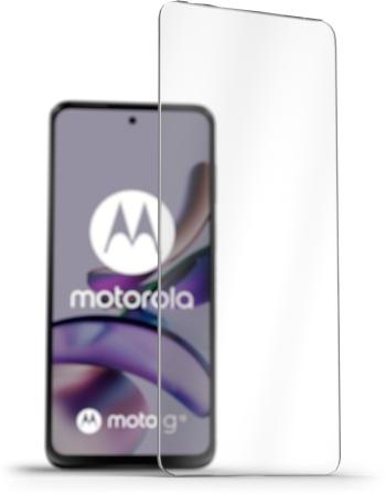 Üvegfólia AlzaGuard Case Friendly Glass Protector Motorola Moto G13 / G23 2.5D üvegfólia