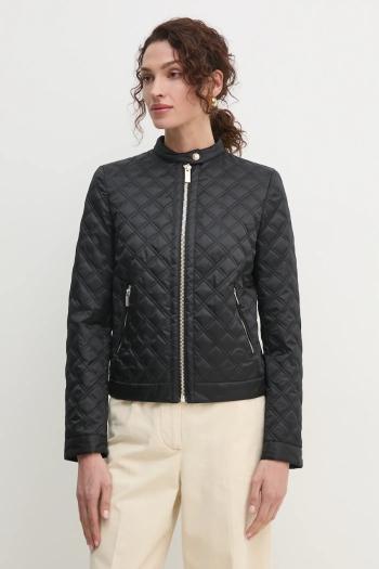 Bunda Marciano Guess ADELAIDE dámska, čierna farba, prechodná, 5RGL01 7243A